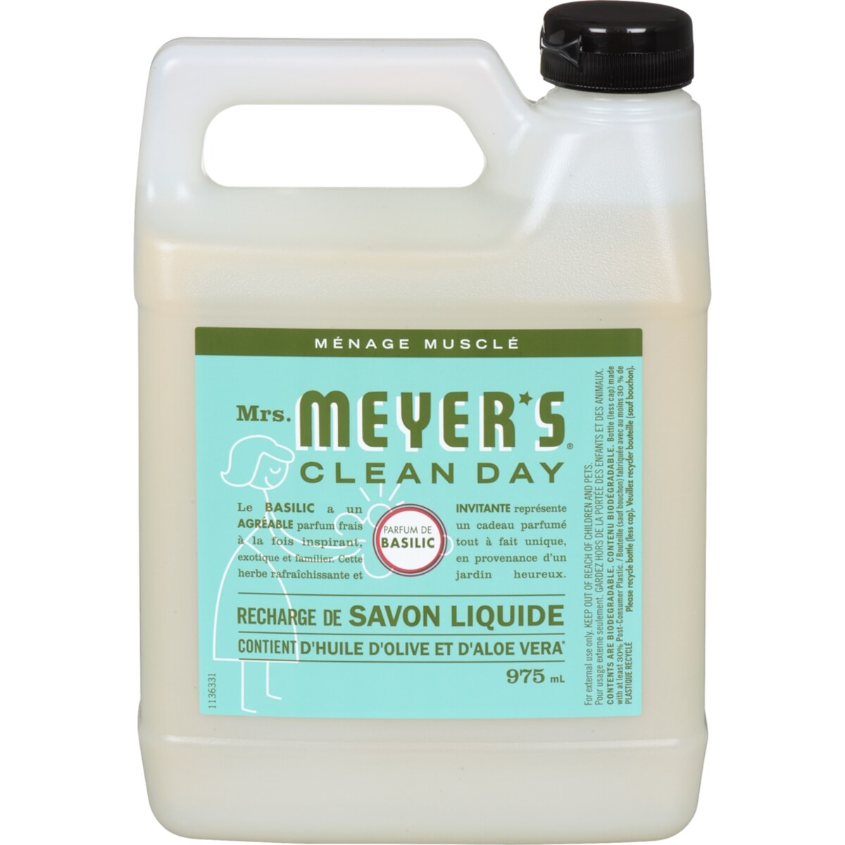 Parfum De Basilic Recharge De Savon Liquide