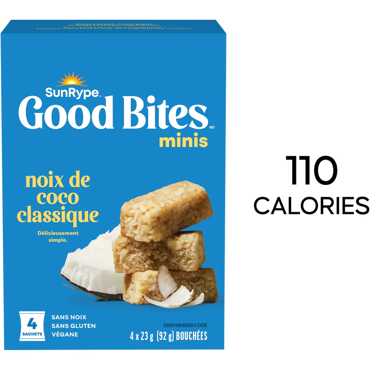 Mini bouchées de noix de coco classiques Good Bites MINIS