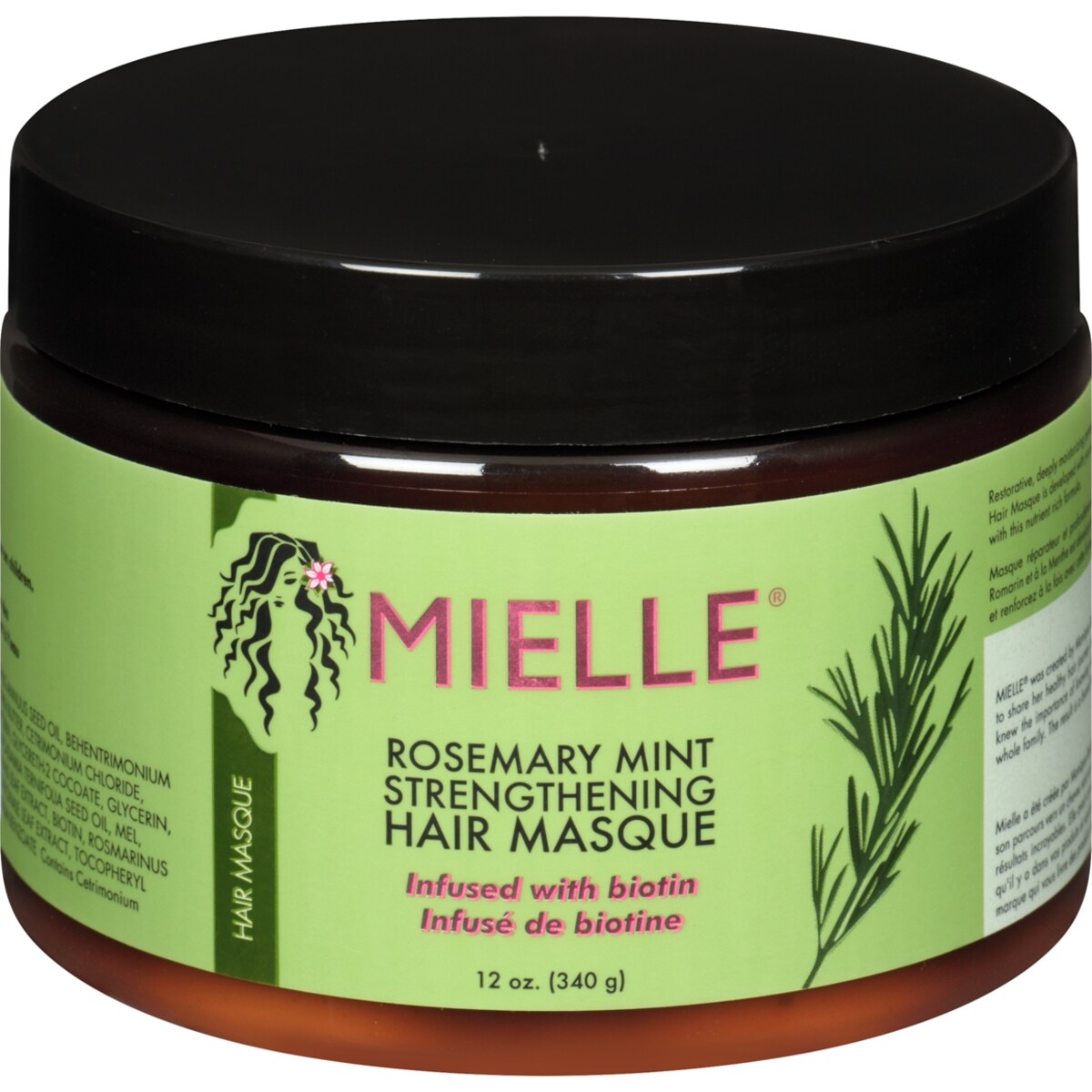 Rosemary mint strengthening hair masque