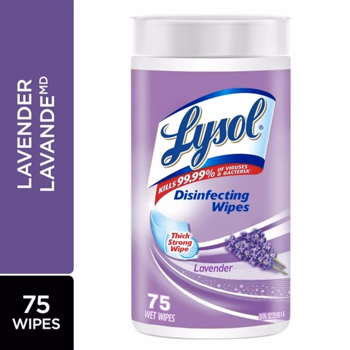 lingettes désinfectantes, à la lavande