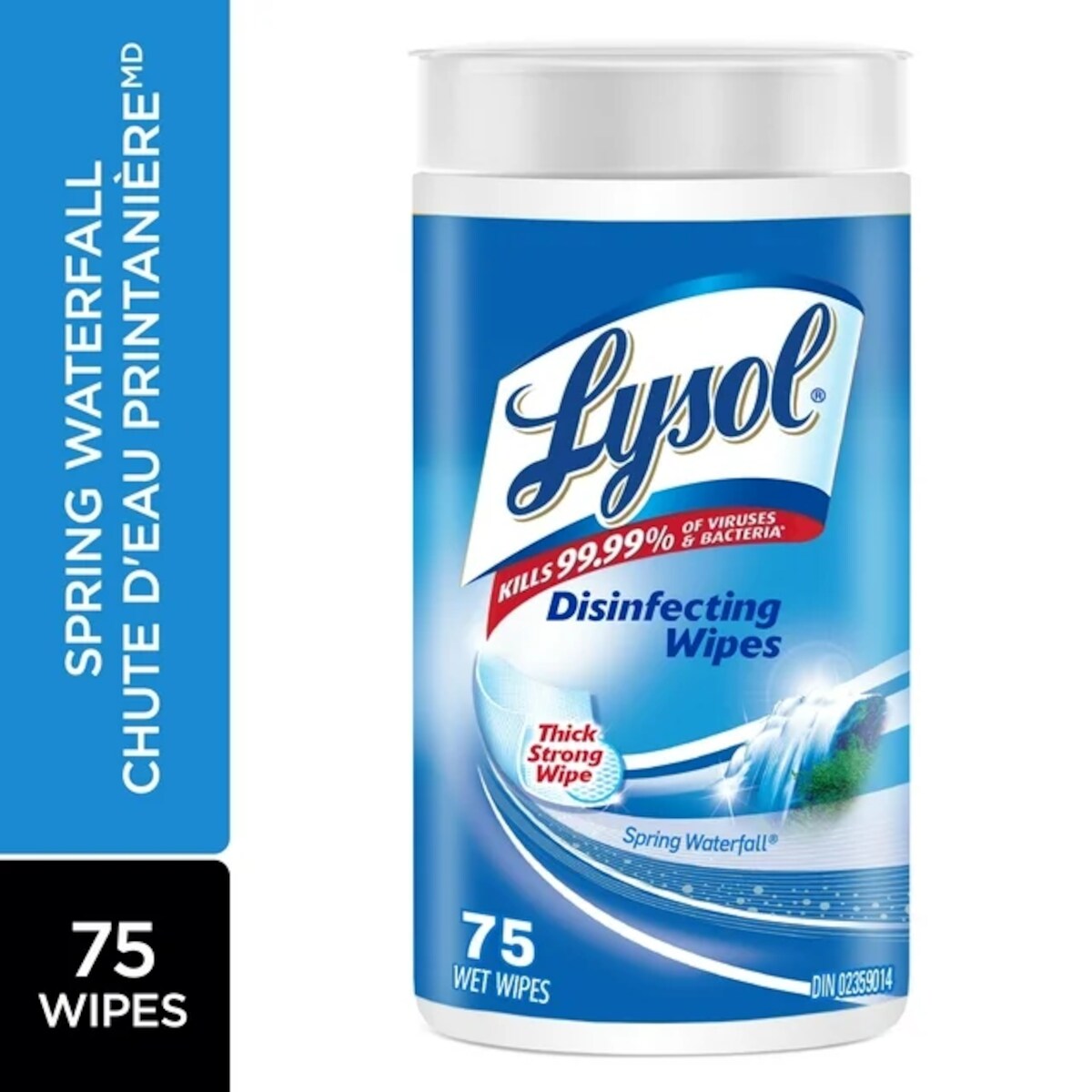 lingettes désinfectantes, Chute deau printanière