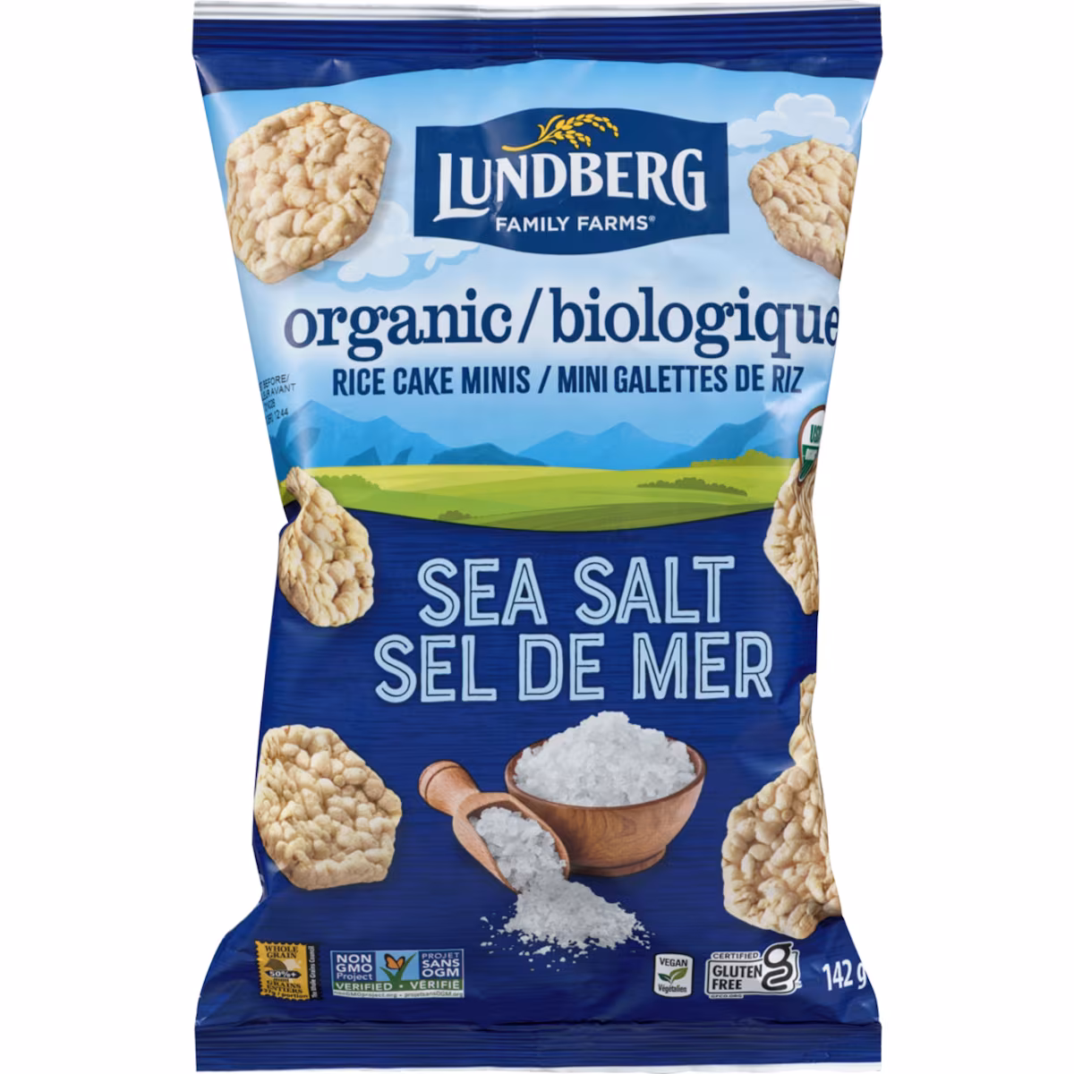 Mini galettes de riz sel de mer biologique