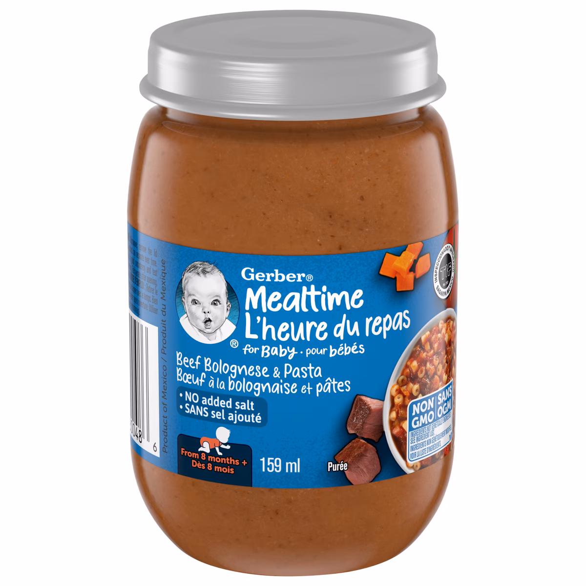 Purée L'Heure Du Repas Bœuf  À La Bolognaise Et Pâte