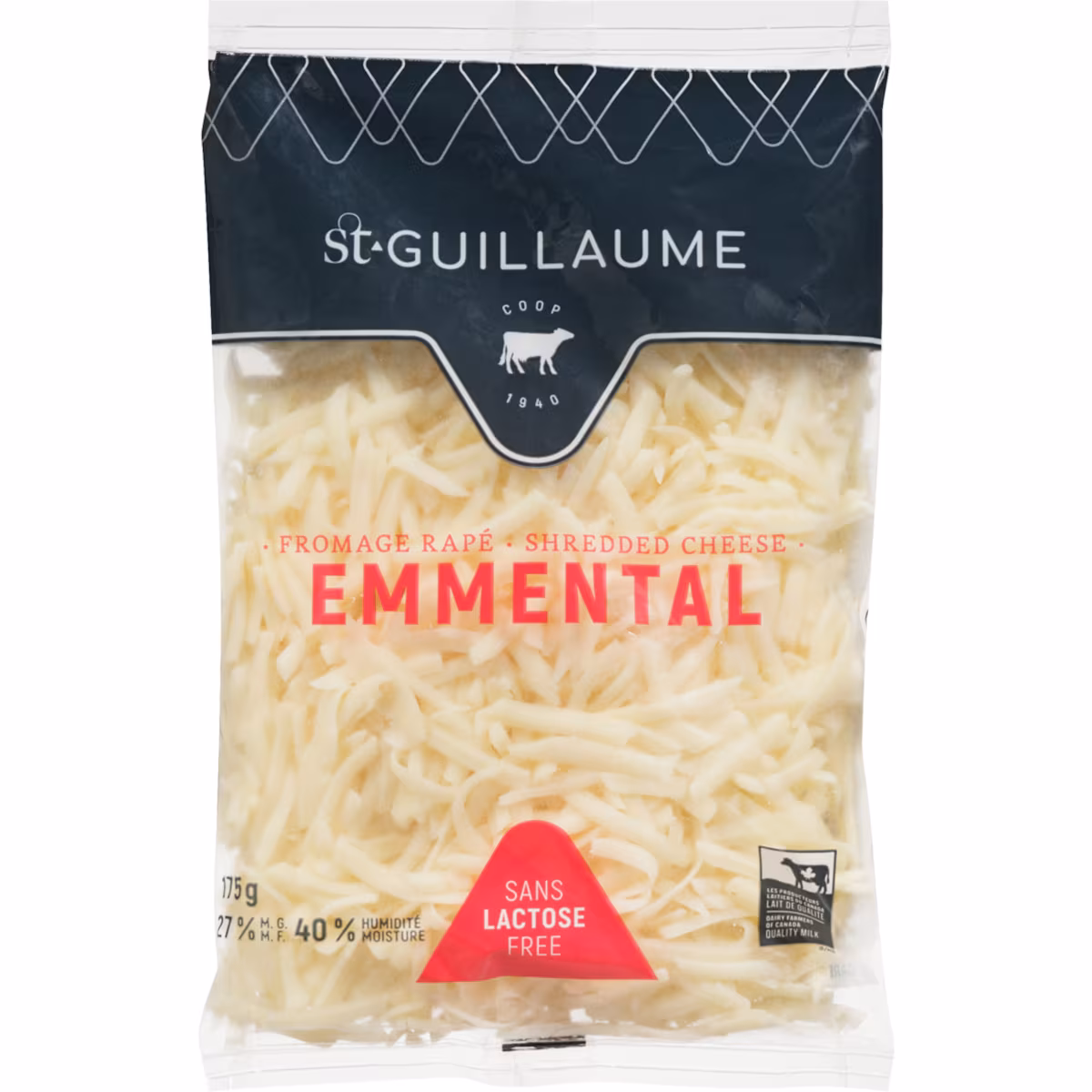 Fromage rapé emmental 27% m.g.