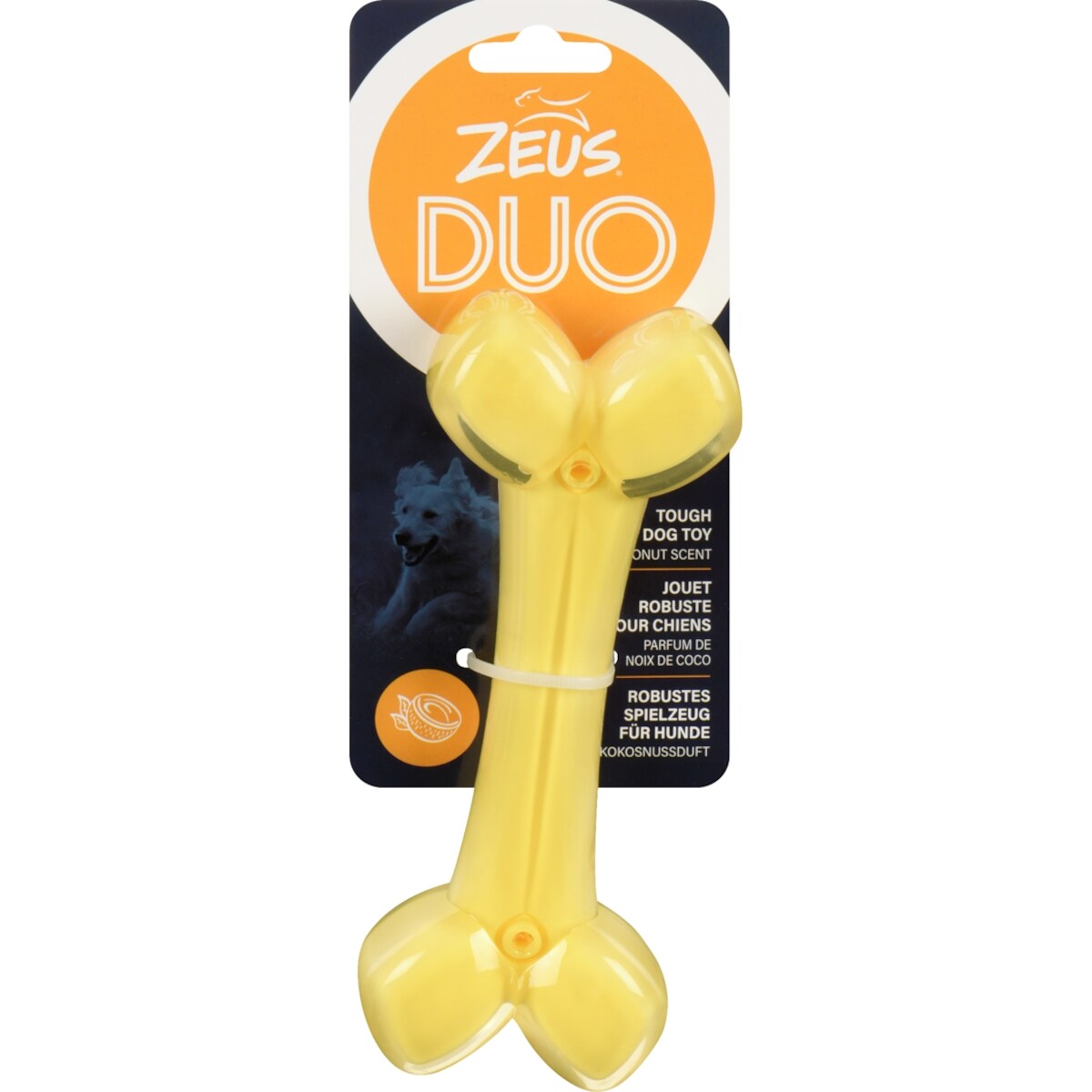 Os Duo, parfum de noix de coco, jaune