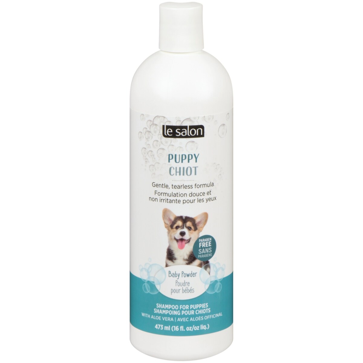 Shampoing non irritant pour les yeux pour chiots