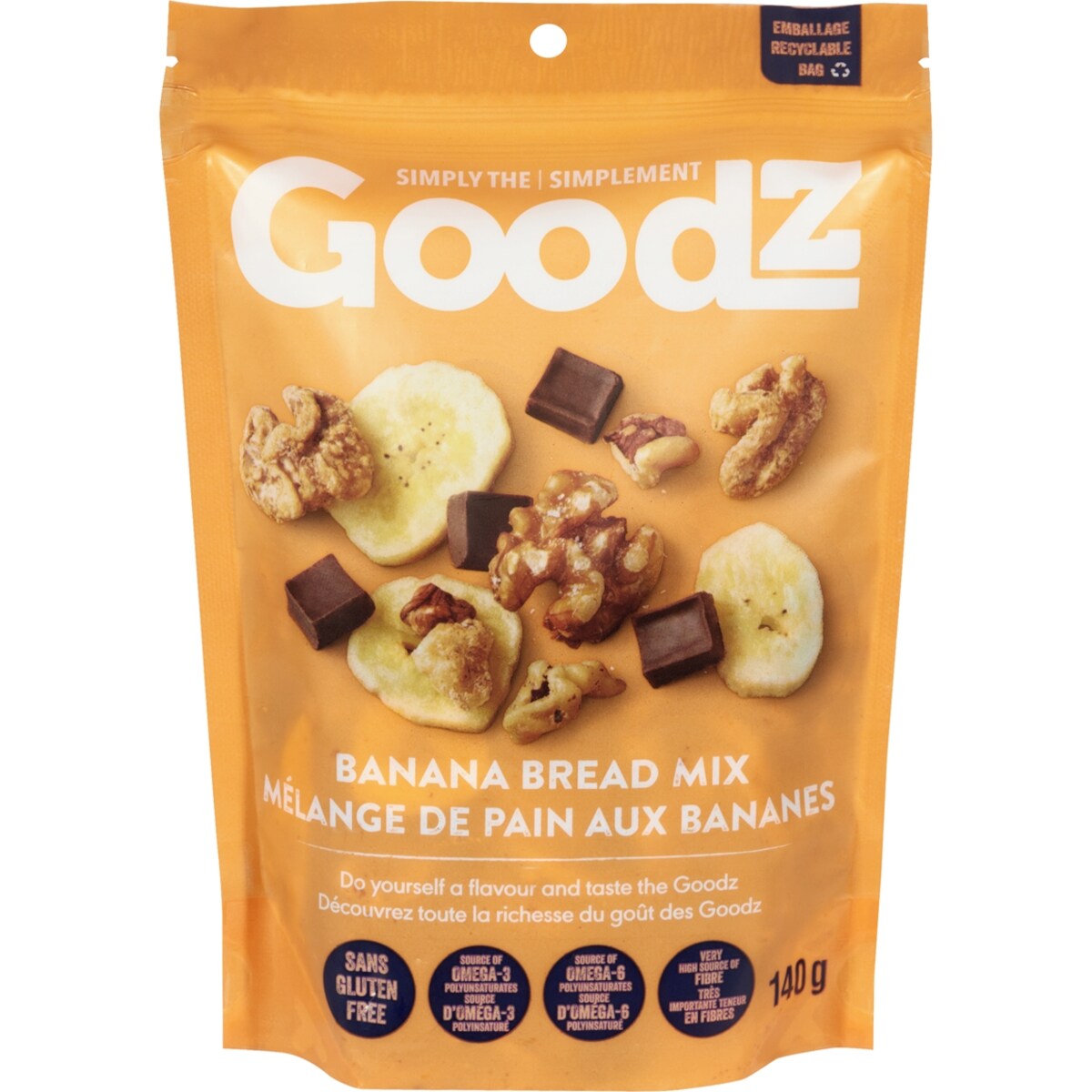 Mélange de pain aux bananes