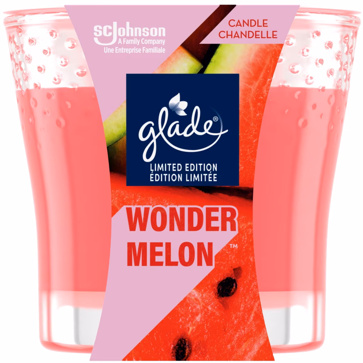 Chandelle parfumée, Wonder Melon, chandelle à une mèche