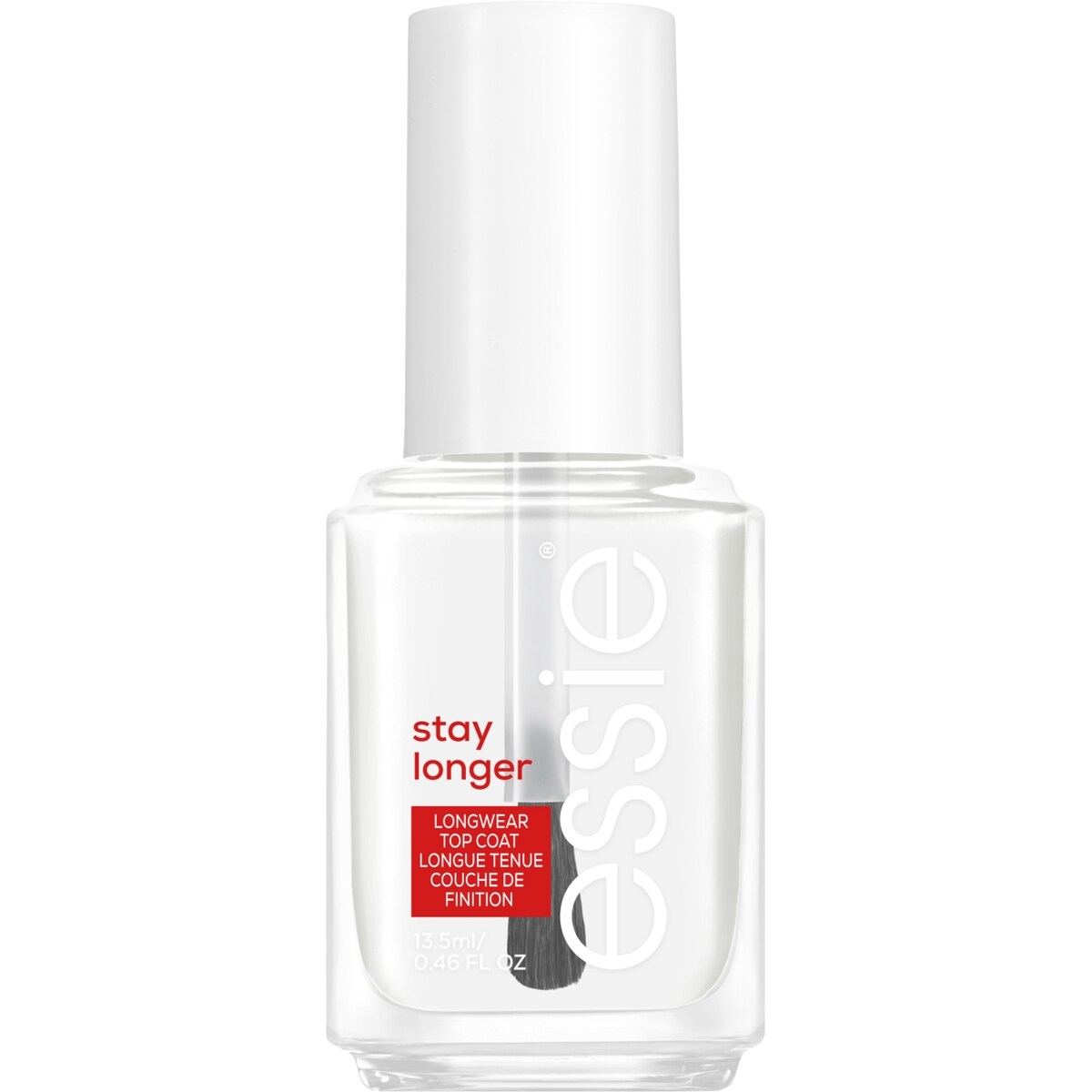 Stay longer premium longue tenue top coat, protection contre les éclats, stay longer