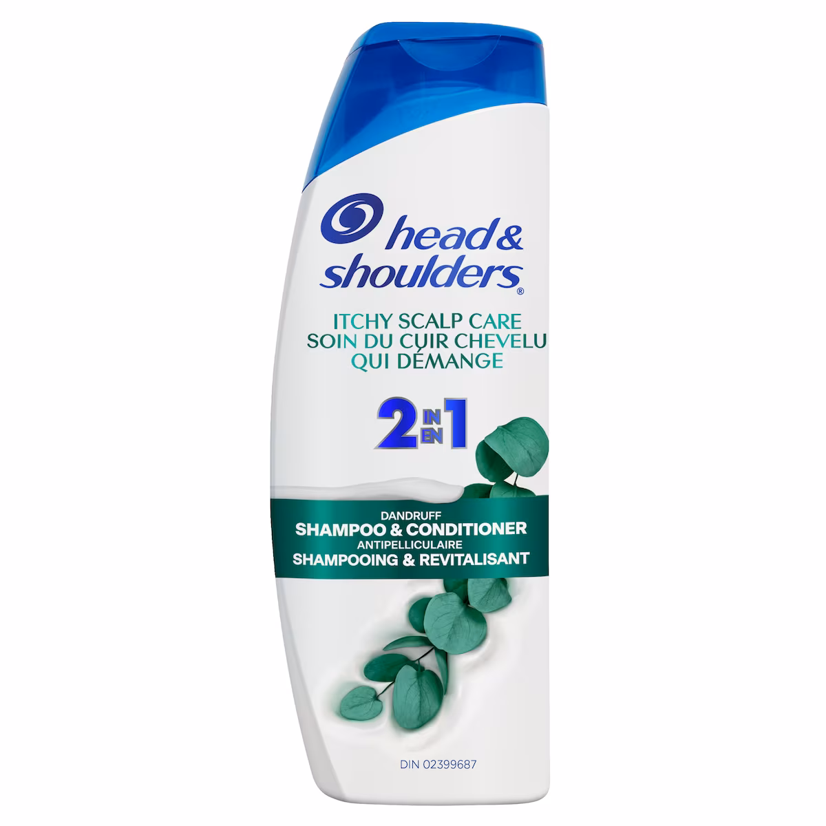 Shampooing et revitalisant 2 en 1 pour cuir chevelu qui démange