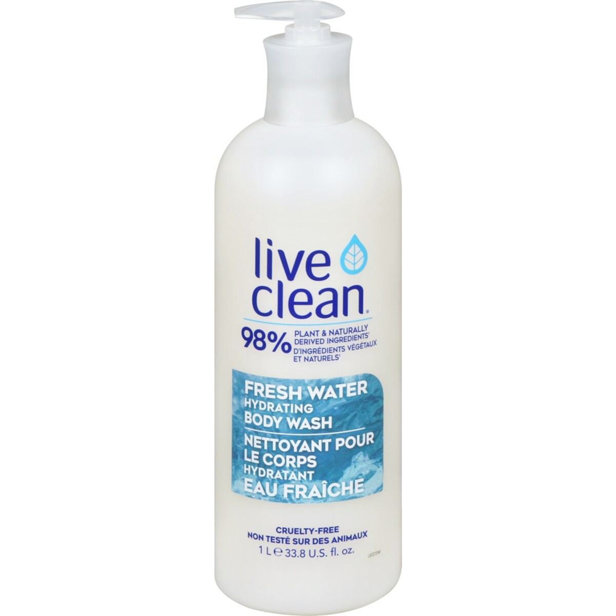 Nettoyant pour le corps hydratant eau fraîche