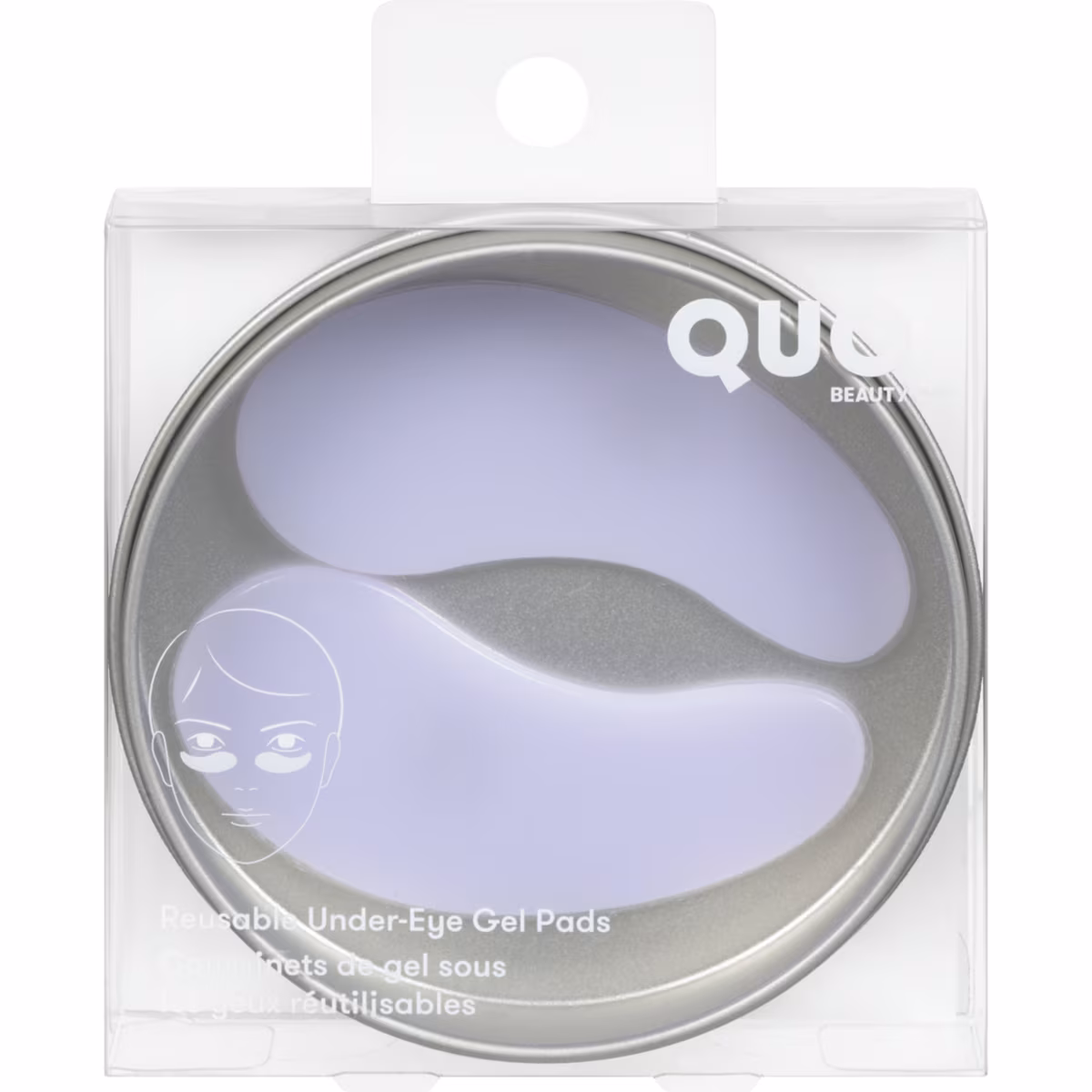 Coussinets de gel sous les yeux réutilisables