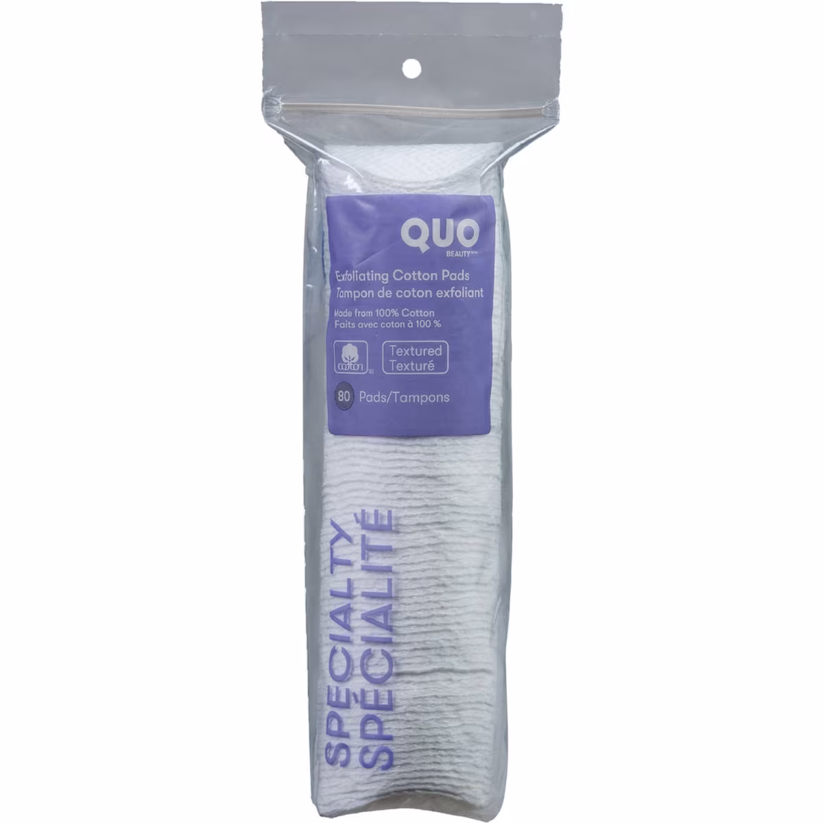 Tampon de coton exfoliant