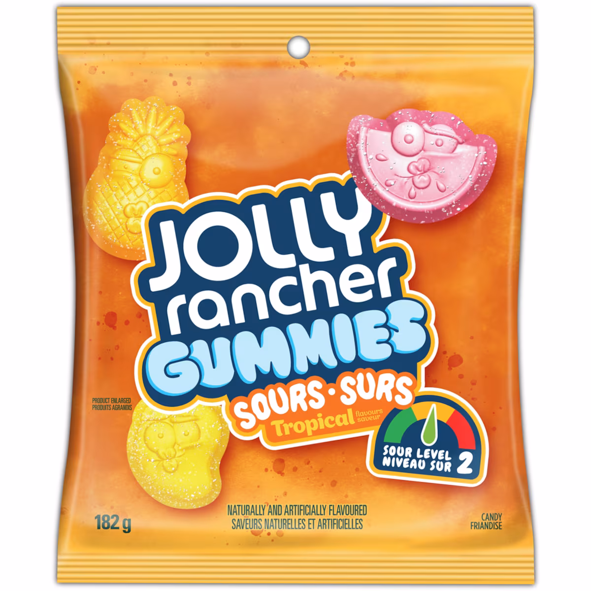 Gummies Surs à saveurs tropicales