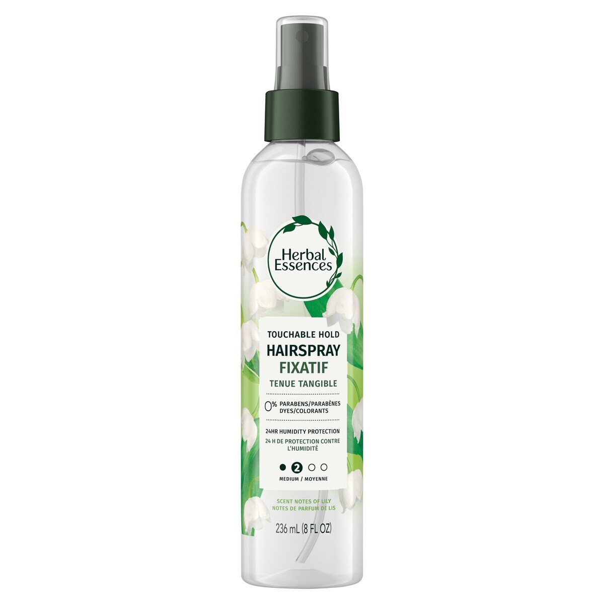 Fixatif  doux au toucher, vaporisateur en atomiseur pour tous les types de cheveux, tenue 24 heures, contrôle anti-frisottis