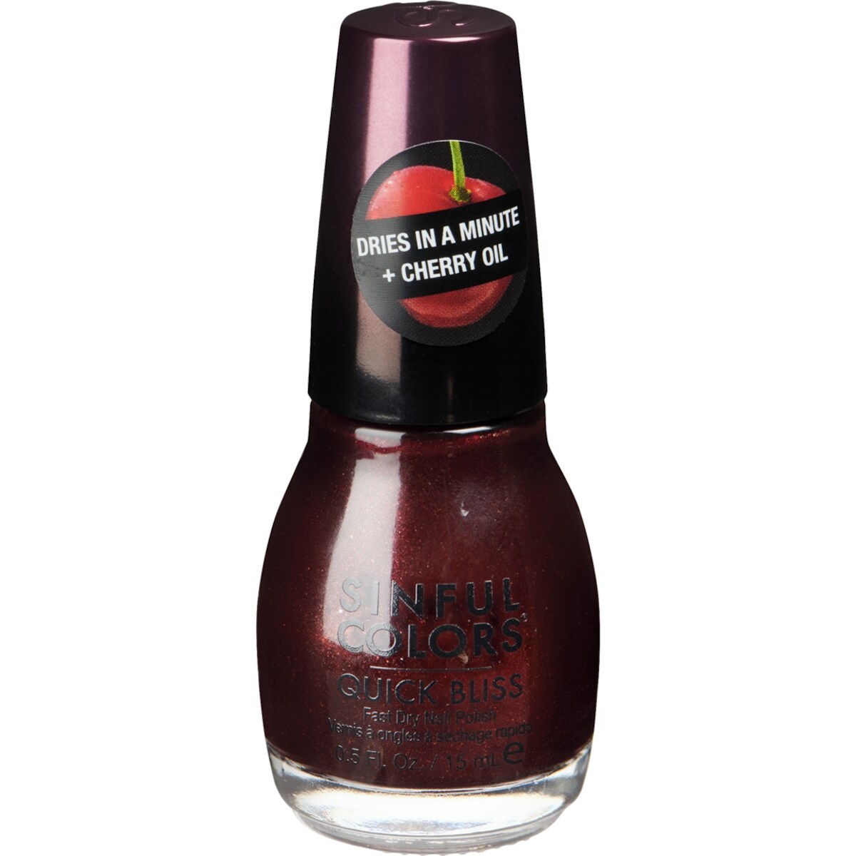 Quick bliss vernis à ongles à séchage rapide 2677 blackcherry