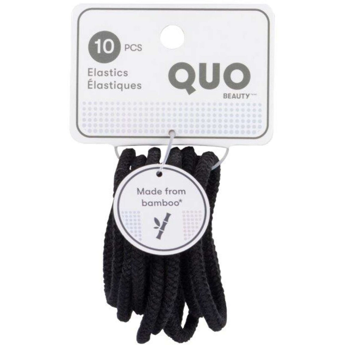 Paquet de 10élastiques en bambou noirs