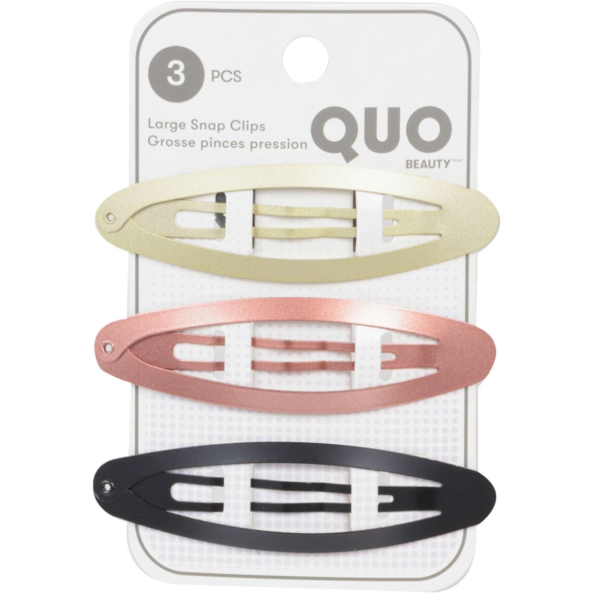 Paquet de 3barrettes géantes qb