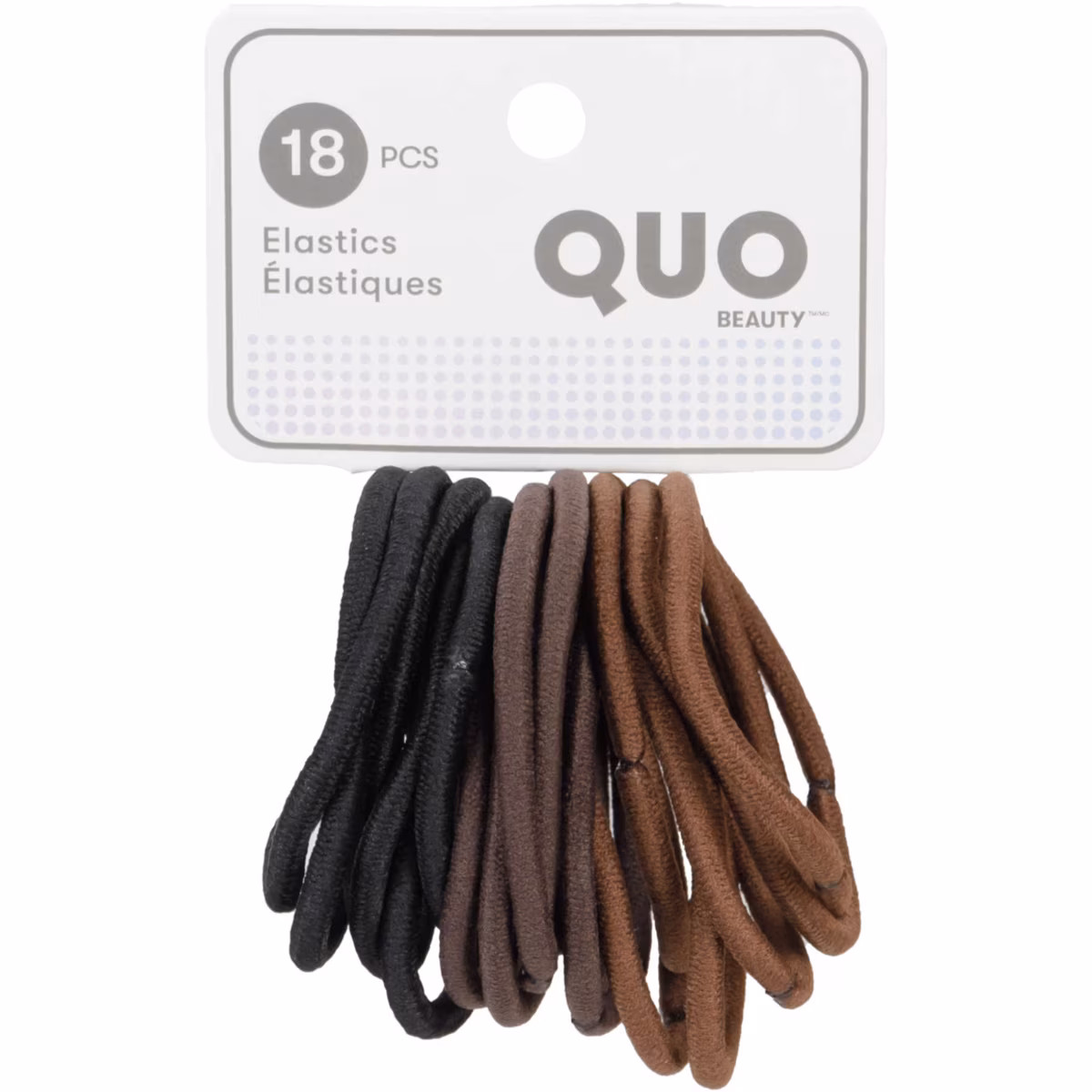 Paquet de 18élastiques assortis brun