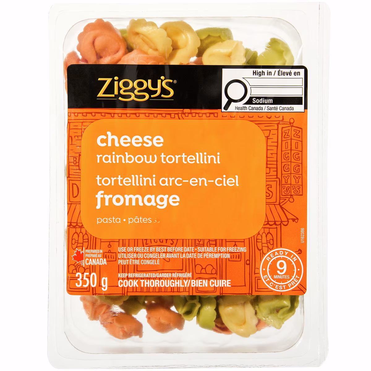 Tortellini are-en-ciel au fromage, petit