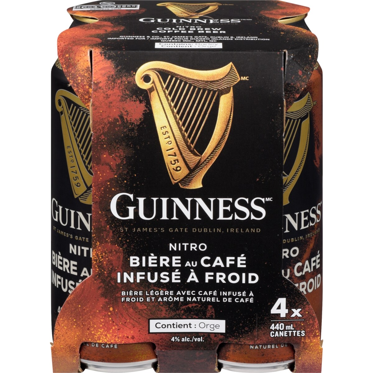 Nitro bière au café infusé à froid (Pièce didentité requise au moment du ramassage)
