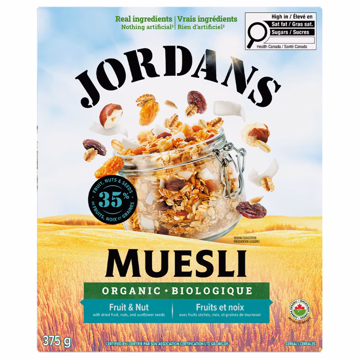 Muesli Fruits et noix biologique