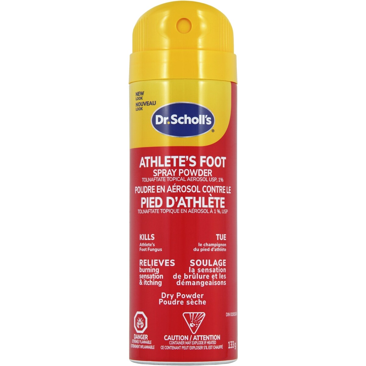 Poudre en aérosol contre le pied dathlète Dr. Scholls