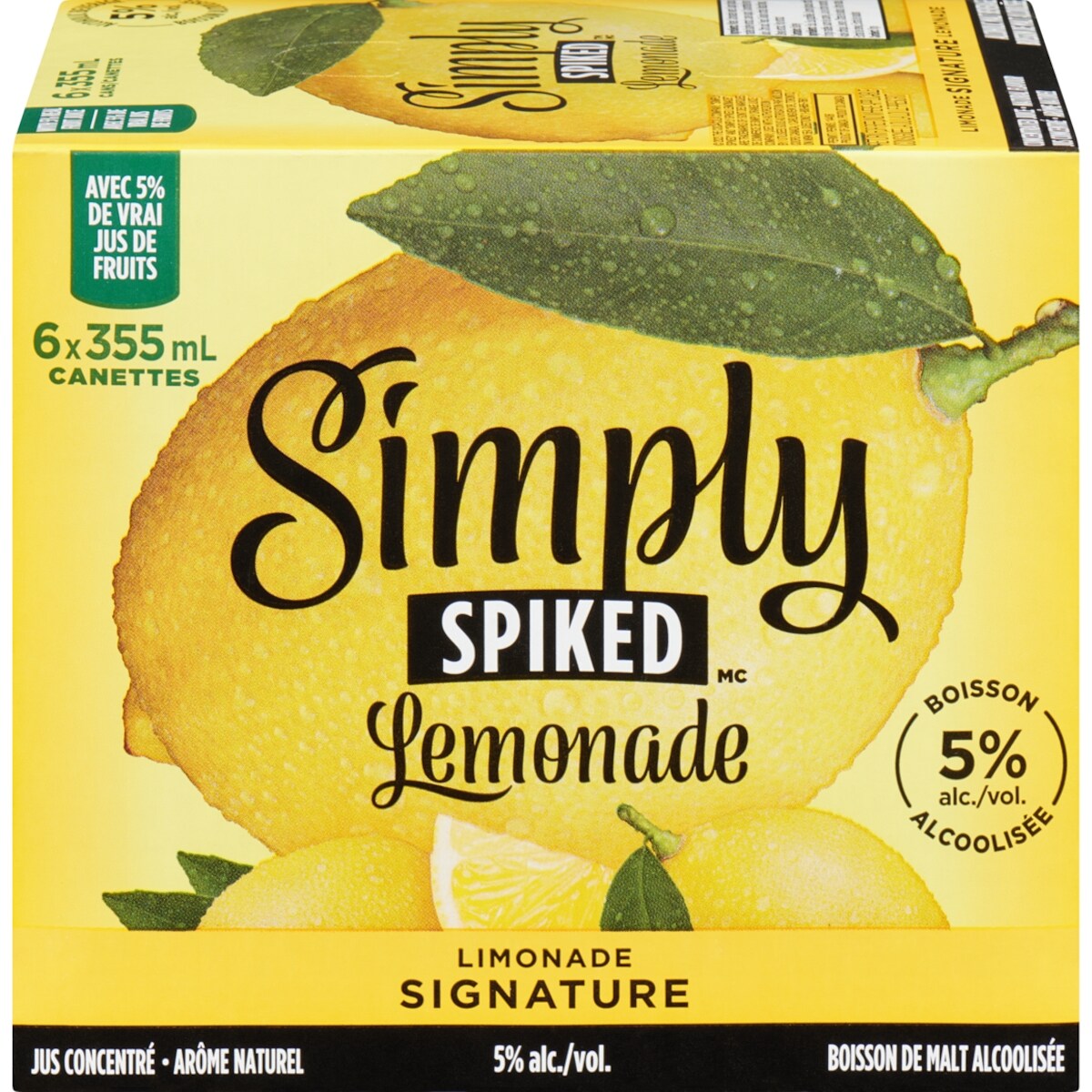 Boisson de malt alcoolisée limonade signature (Pièce didentité requise au moment du ramassage)
