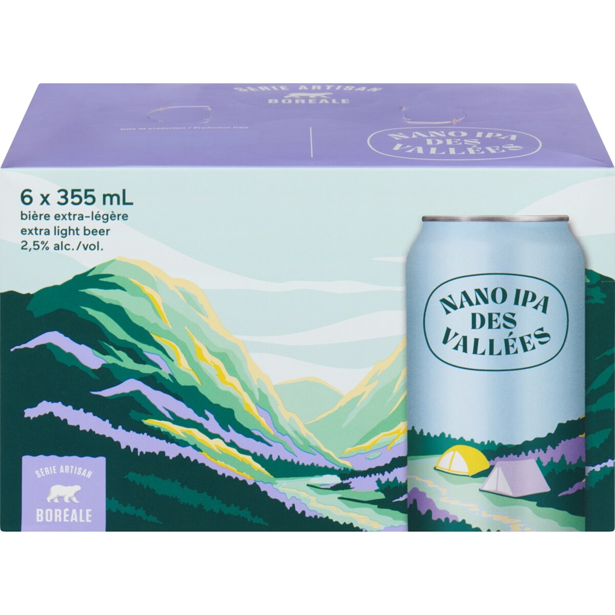Nano ipa des vallées bière extra-légère (Pièce didentité requise au moment du ramassage)