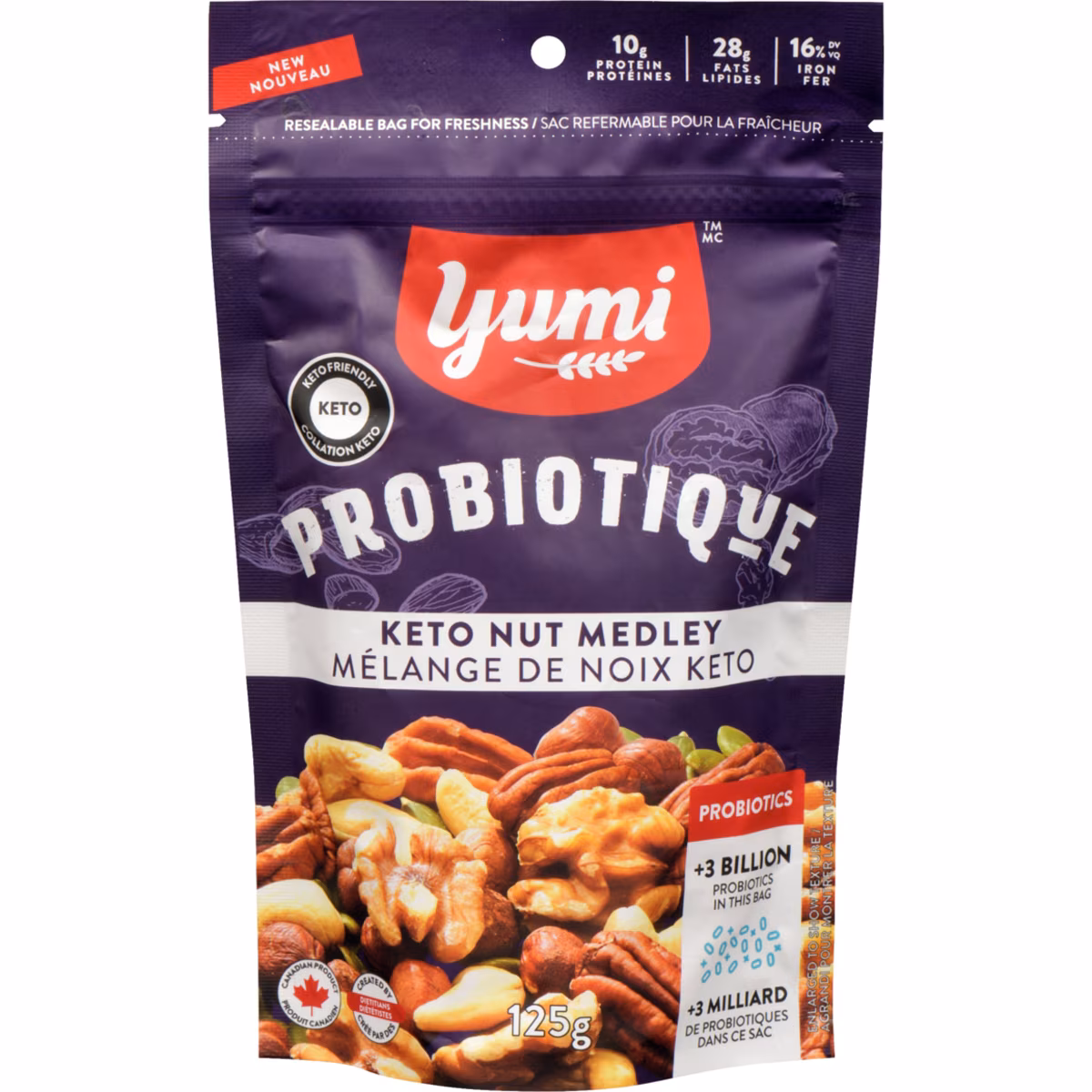 Probiotique mélange de noix keto