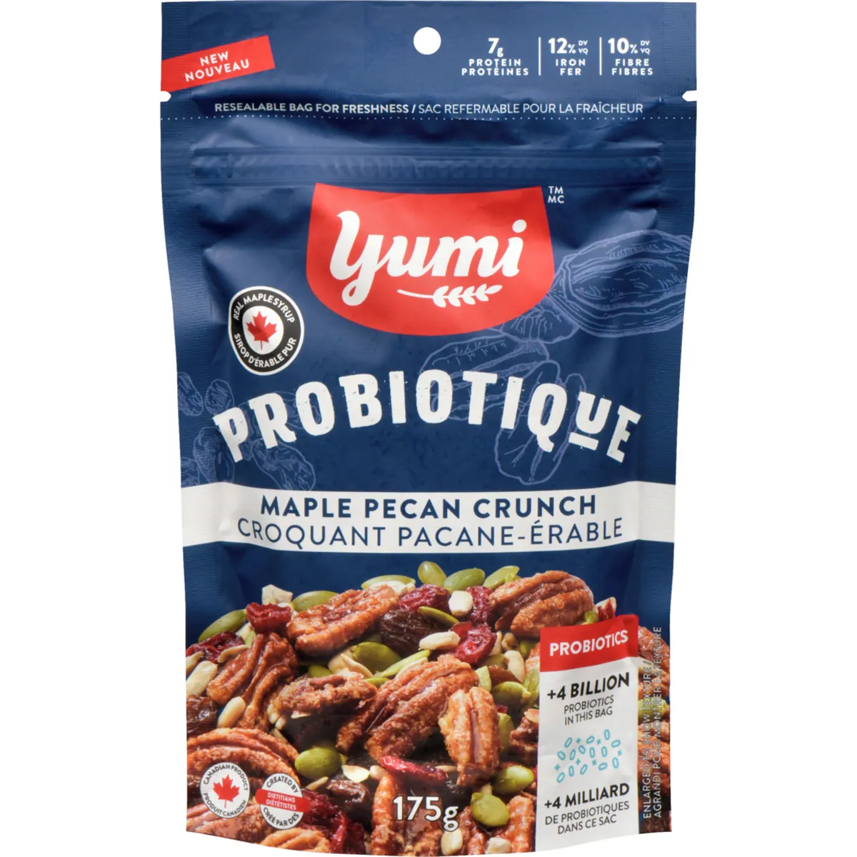 Probiotique croquant pacane - érable