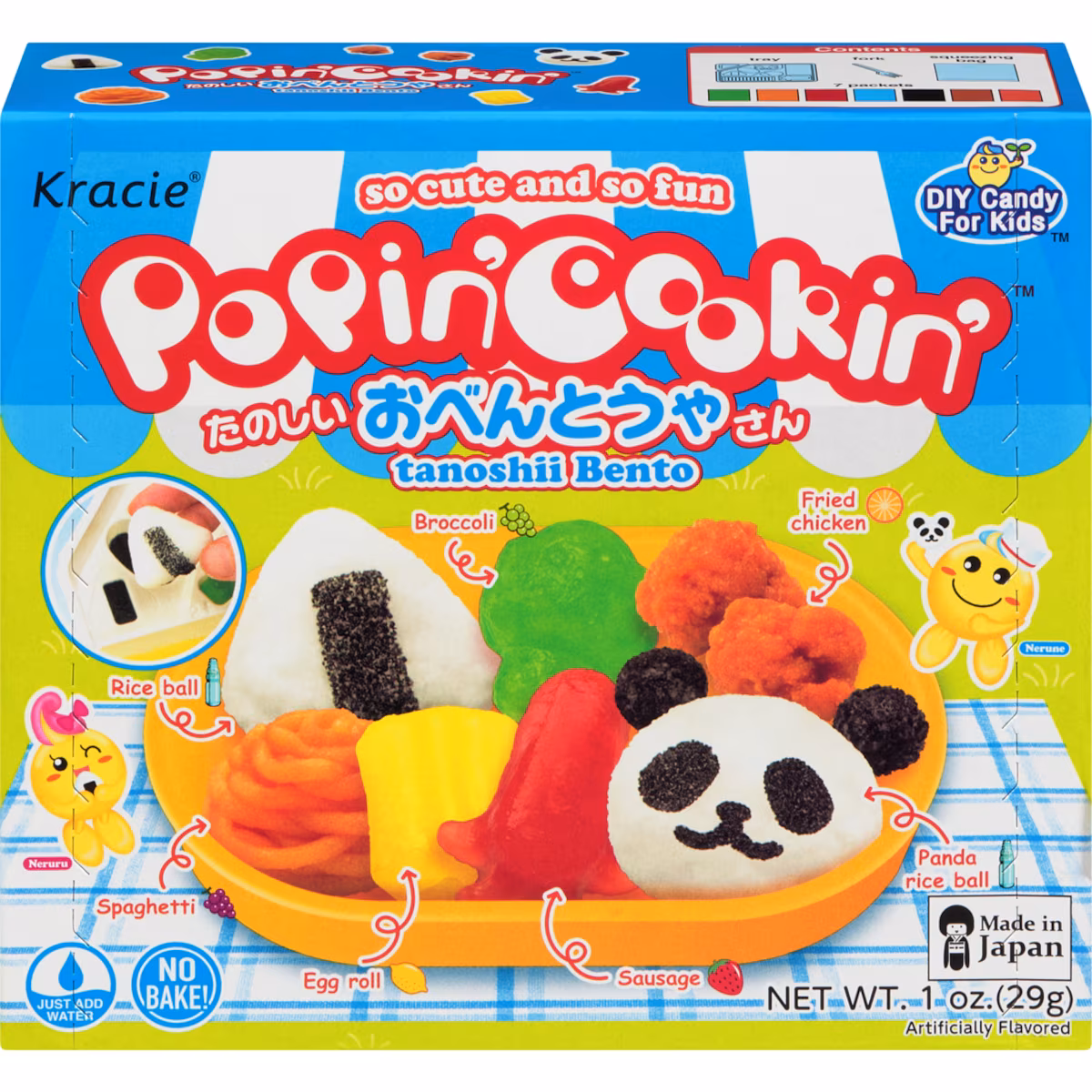 Popin' cookin' diy candy for kids tanoshii bento