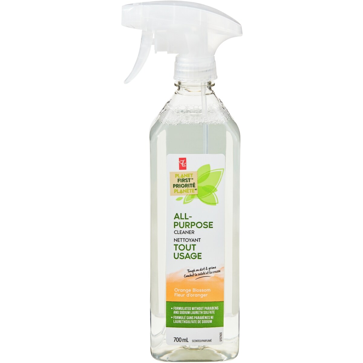 Nettoyant tout usage fleur d'orange priorité planète