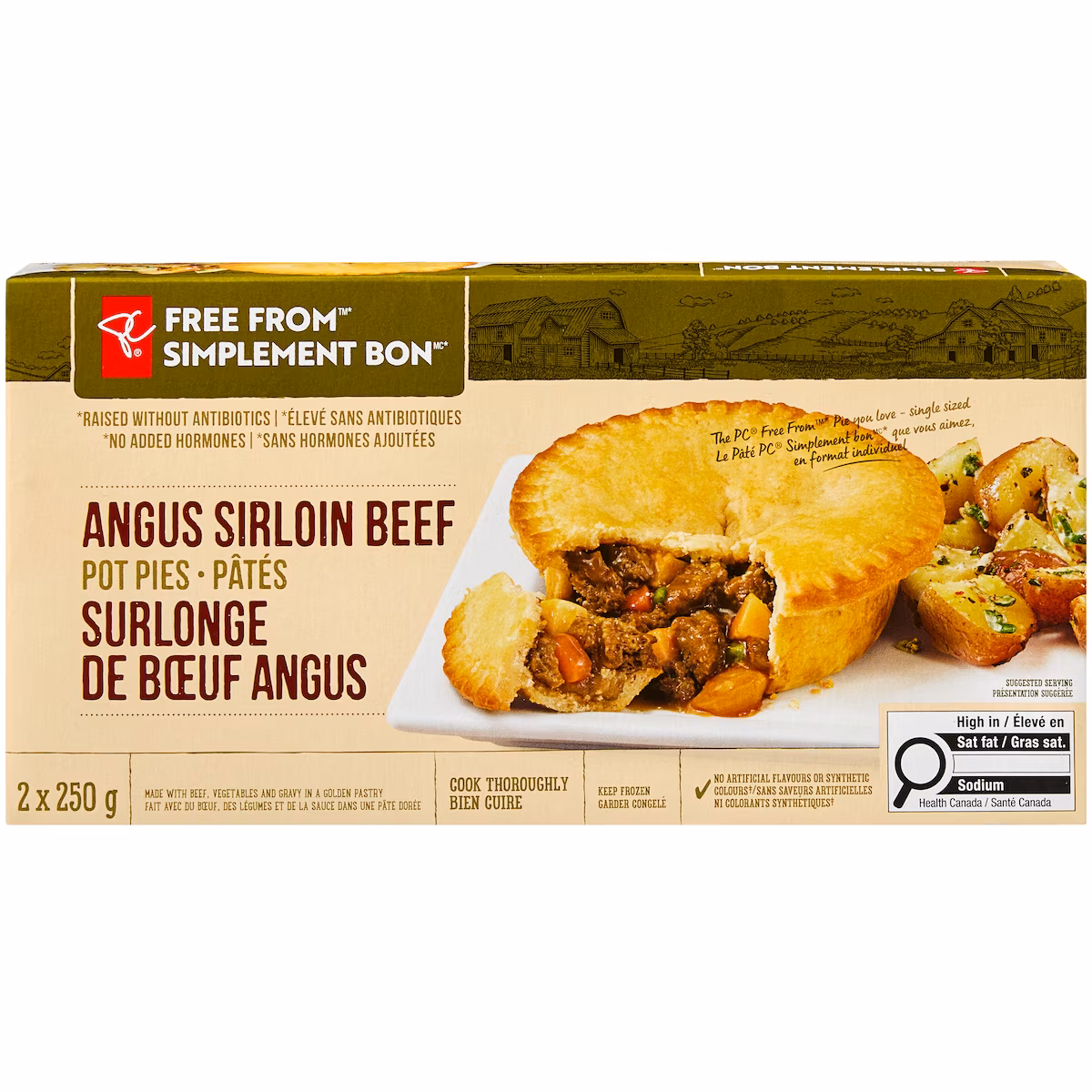 Pâtés de surlonge de bœuf Angus Simplement bon