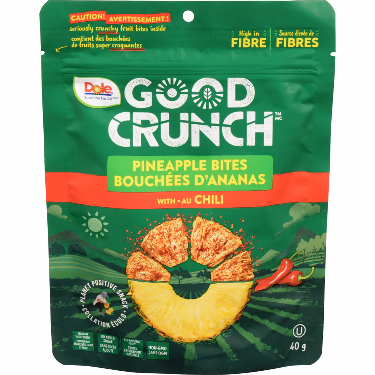 Good crunch bouchées d'ananas au chili