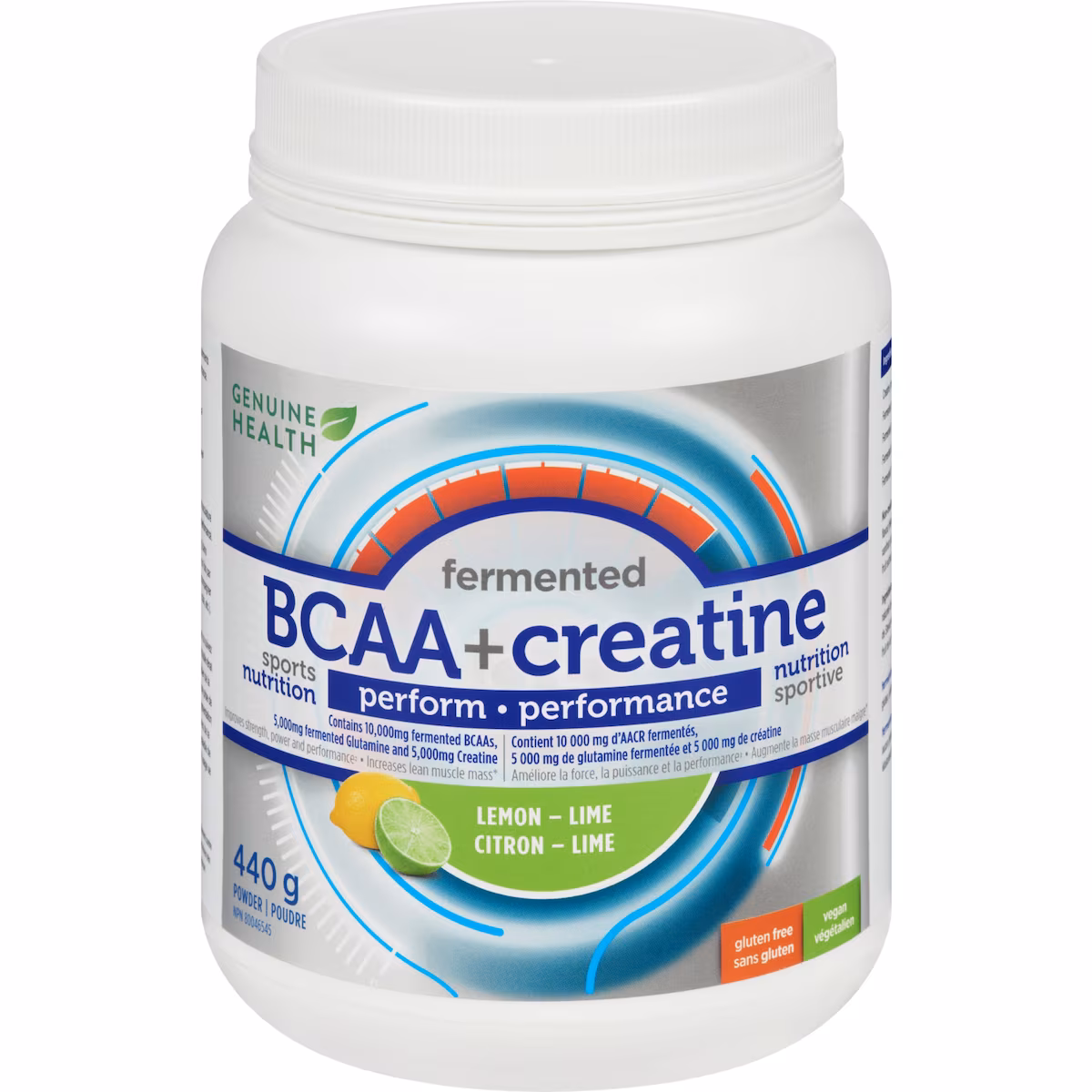 Fermented bcaa + creatine poudre citron - lime