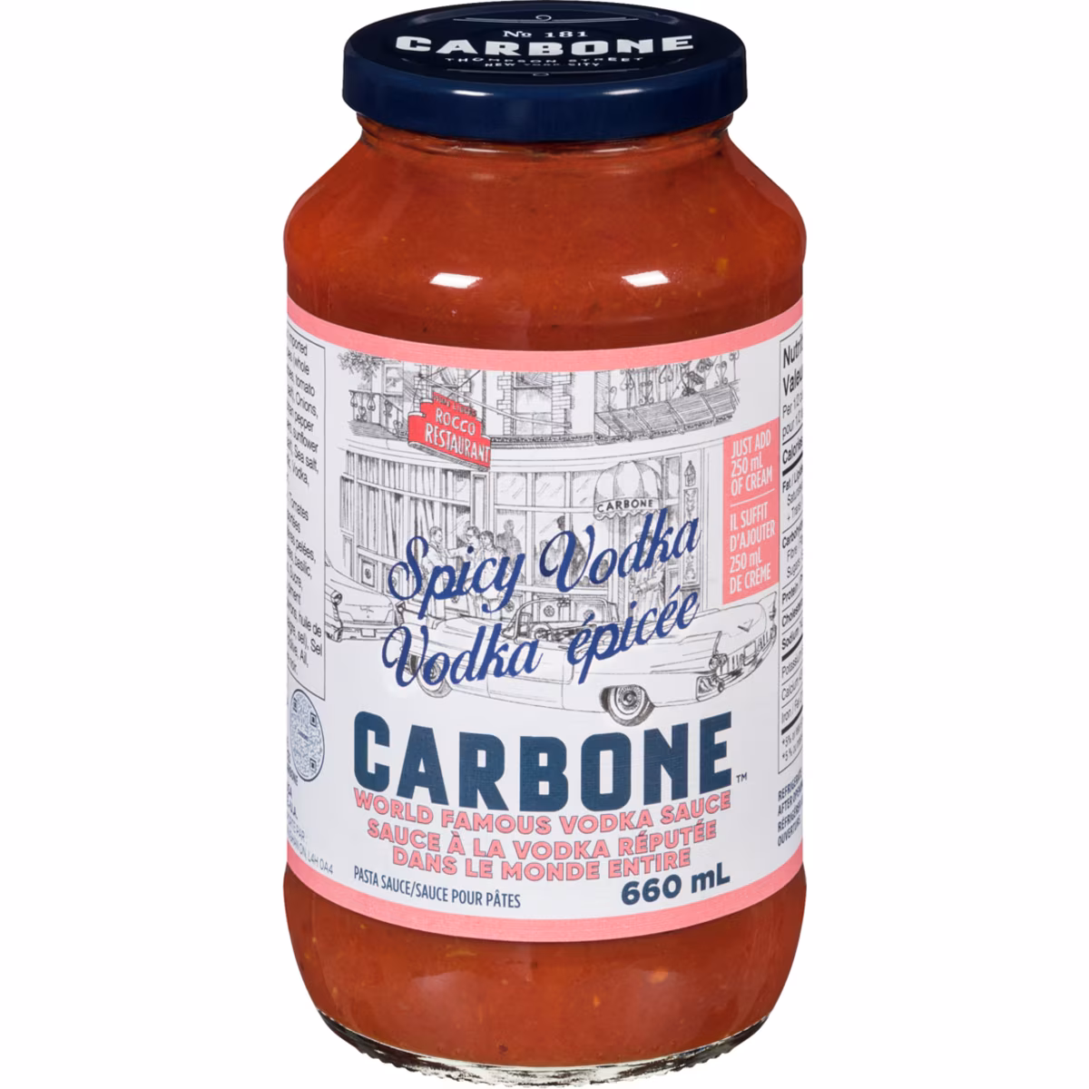 Sauce pour pâtes vodka épicée