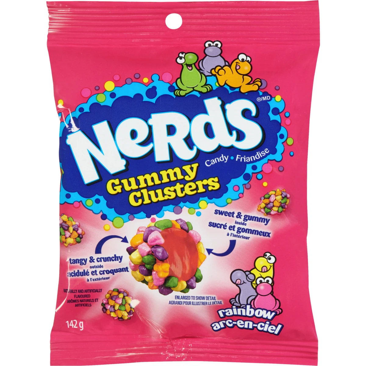 Nerds gummy clusters friandise arc-en-ciel
