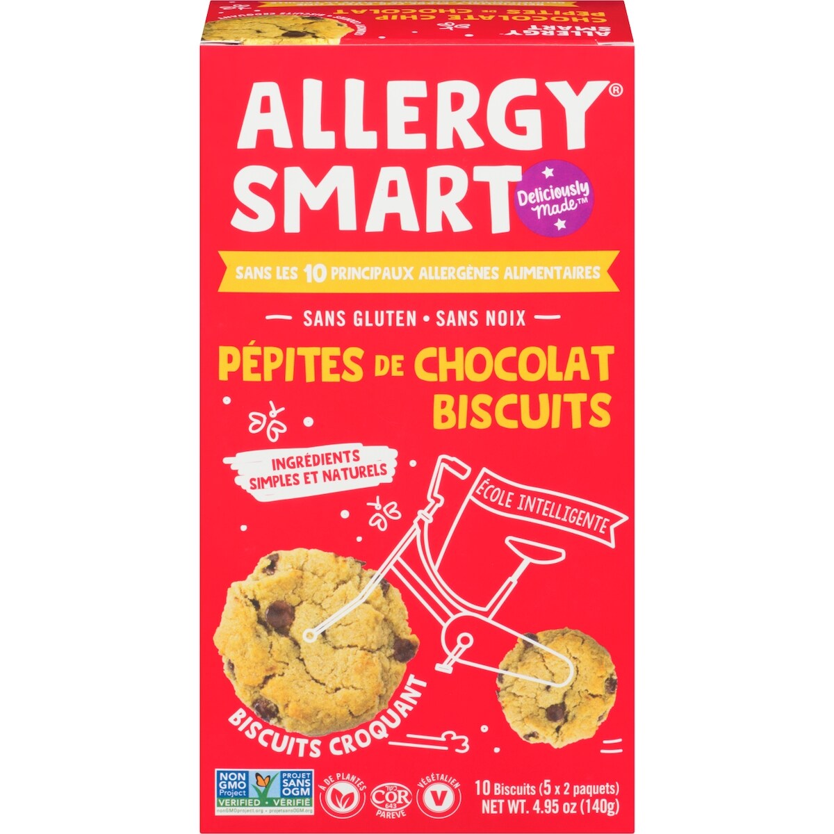 Pépites de chocolat biscuits