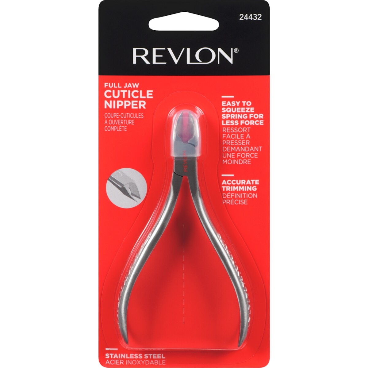 Coupe-cuticules à ouverture complète