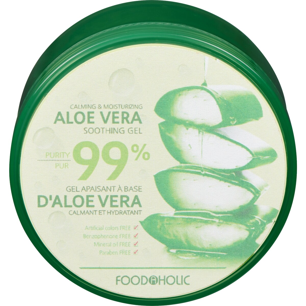 Gel apaisant à base d'aloe vera