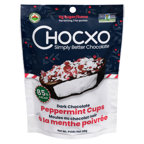 ChocXO Chocolat noir 85% et menthe 98 g