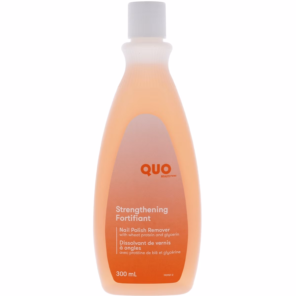 Dissolvant de vernis à ongles fortifiant