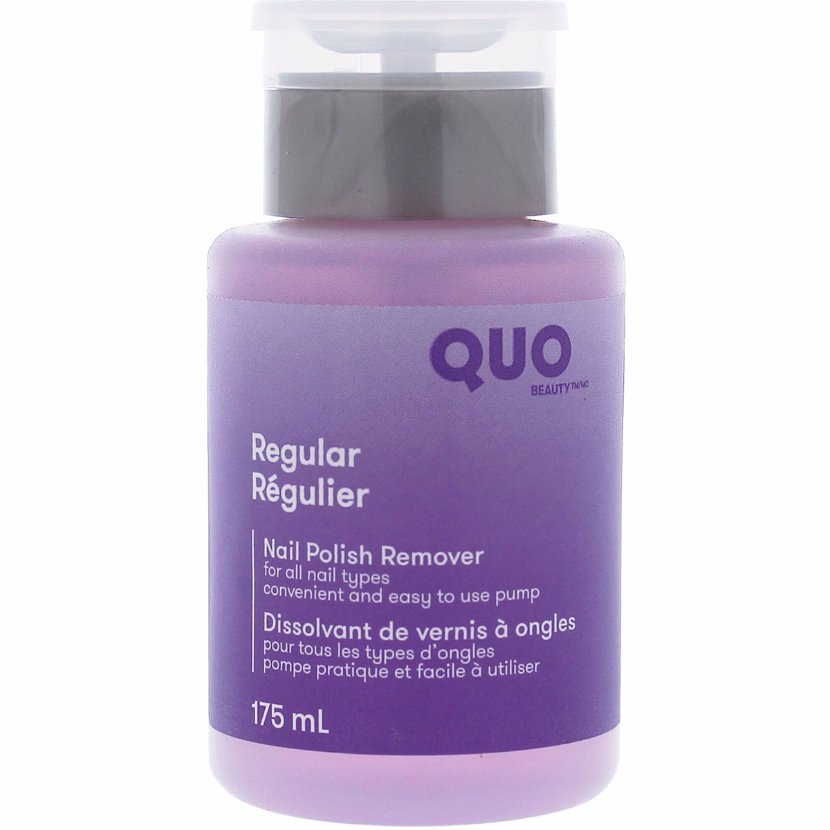 Dissolvant de vernis à ongles avec pompe