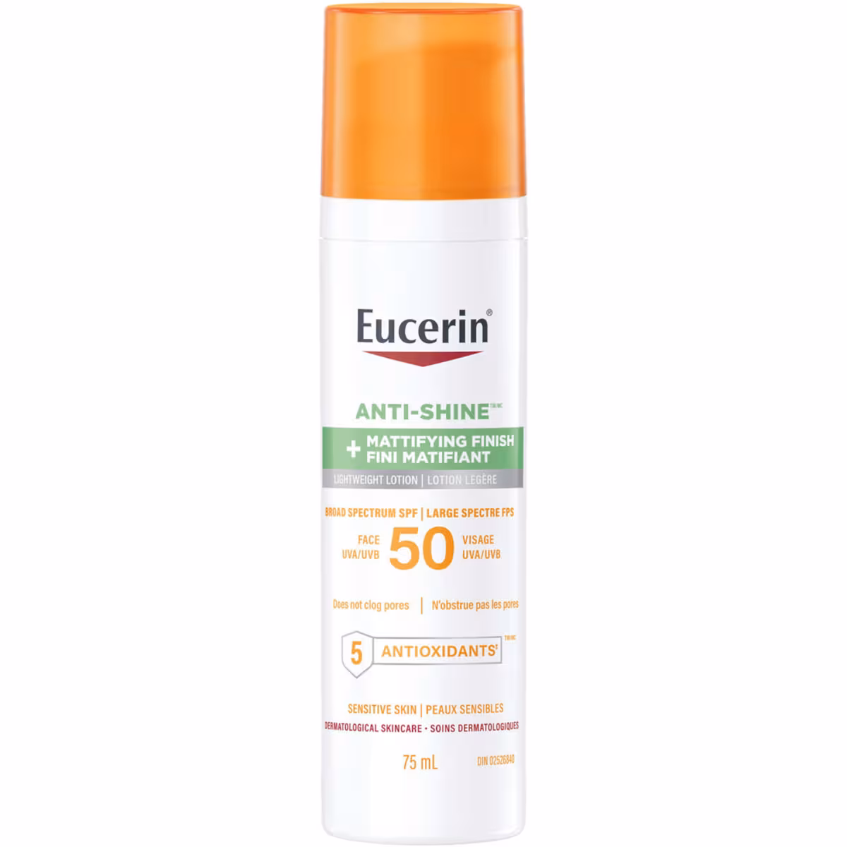 Écran solaire pour le visage sun anti-brillance avec fps 50