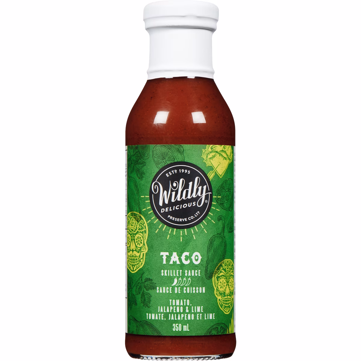 Sauce de cuisson taco tomate, jalapeno et lime
