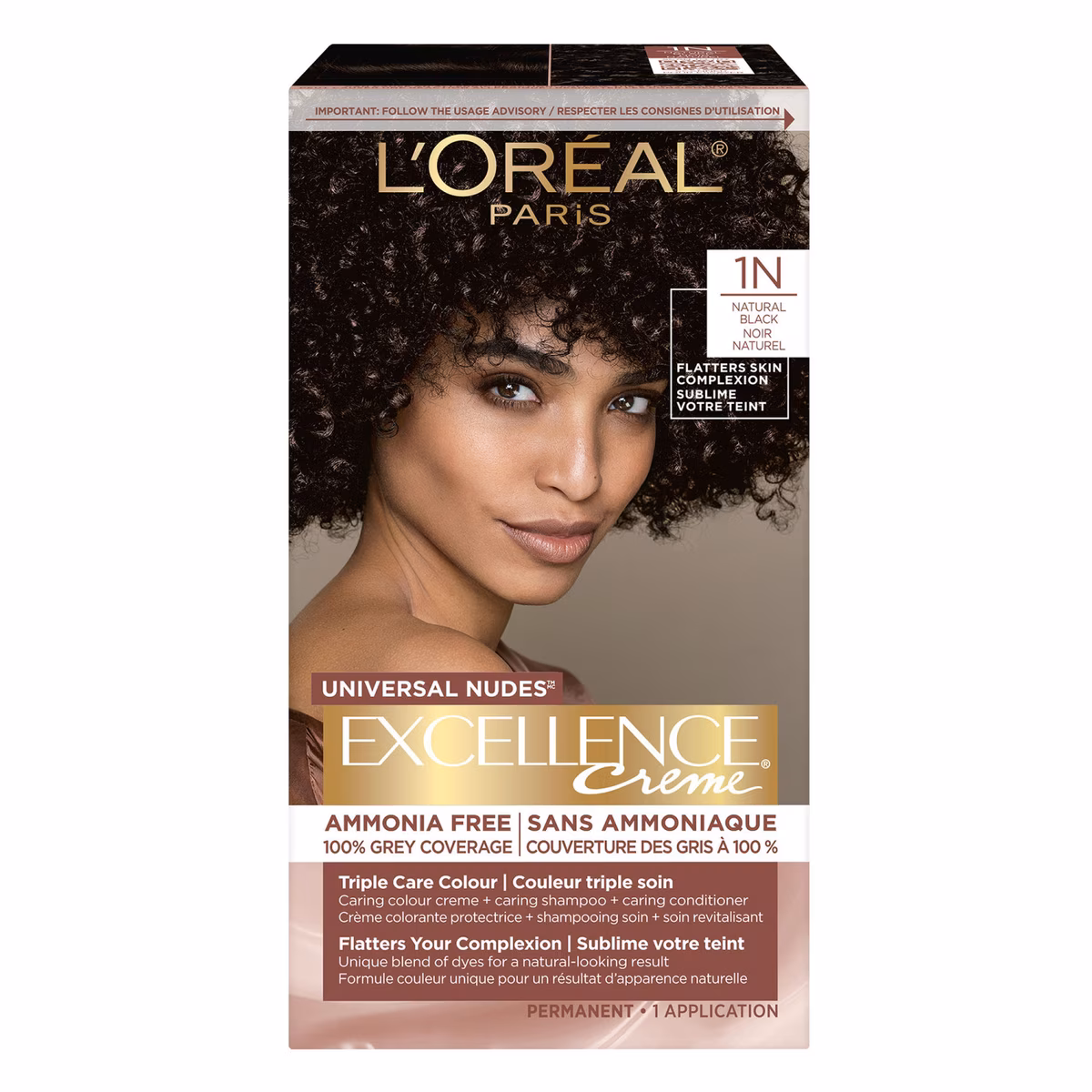 Excellence creme couleur triple soin 1n noir naturel