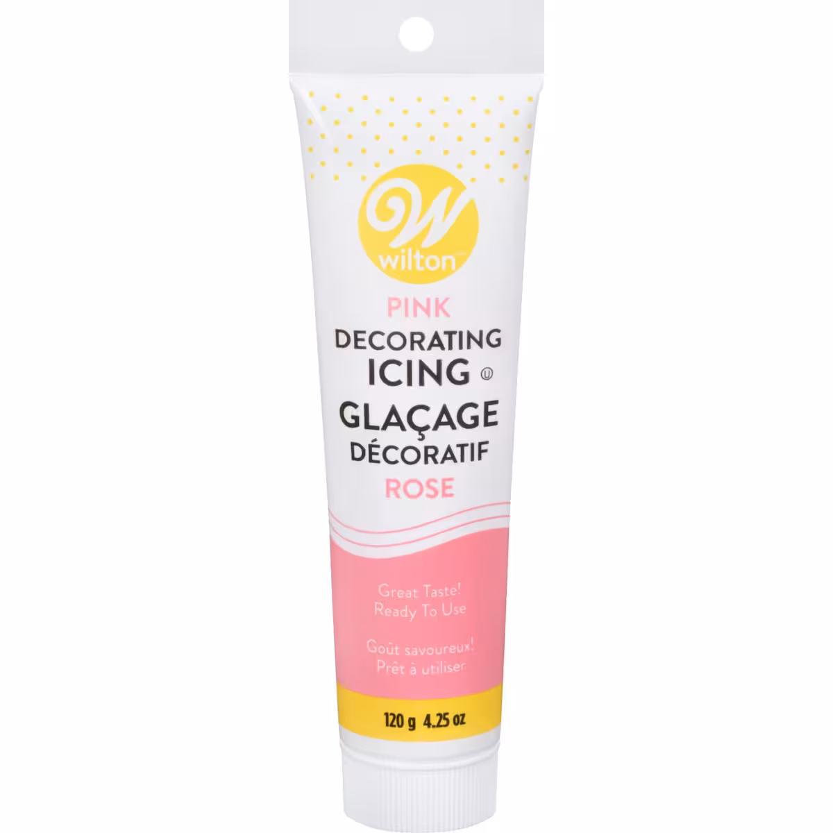 Glaçage décoratif rose