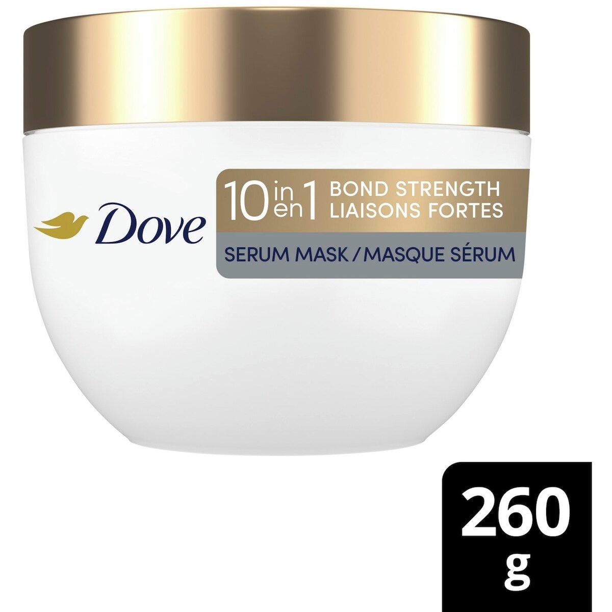 Masque Capillaire Liaisons Fortes 10-en-1 avec Soin Bio Protéiné + peptides
