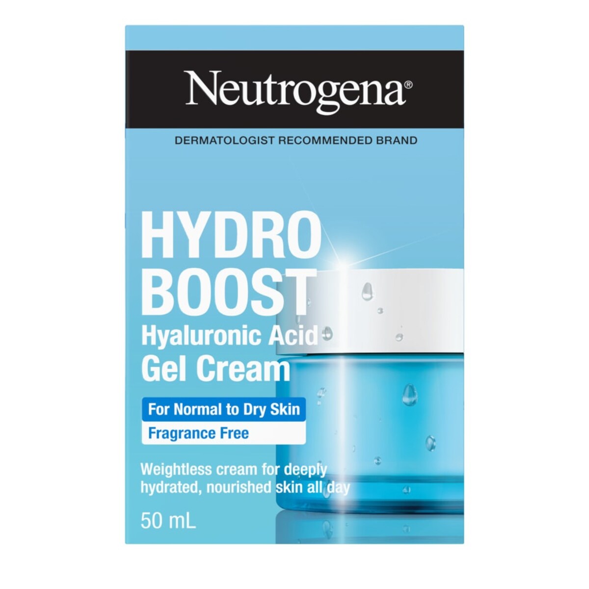 Gel-crème Hydro Boost, Sans parfum